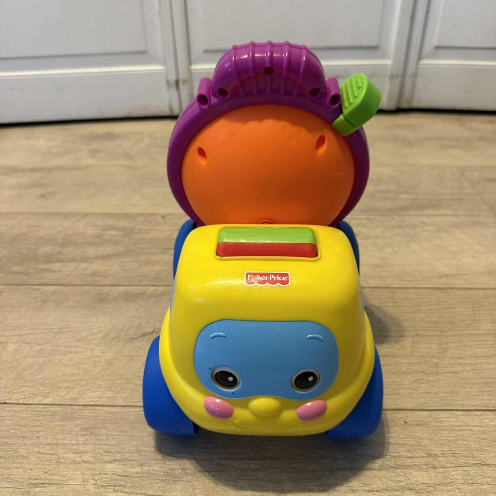 Fisher-Price Yellow Blue Purple Orange Green Toy Car